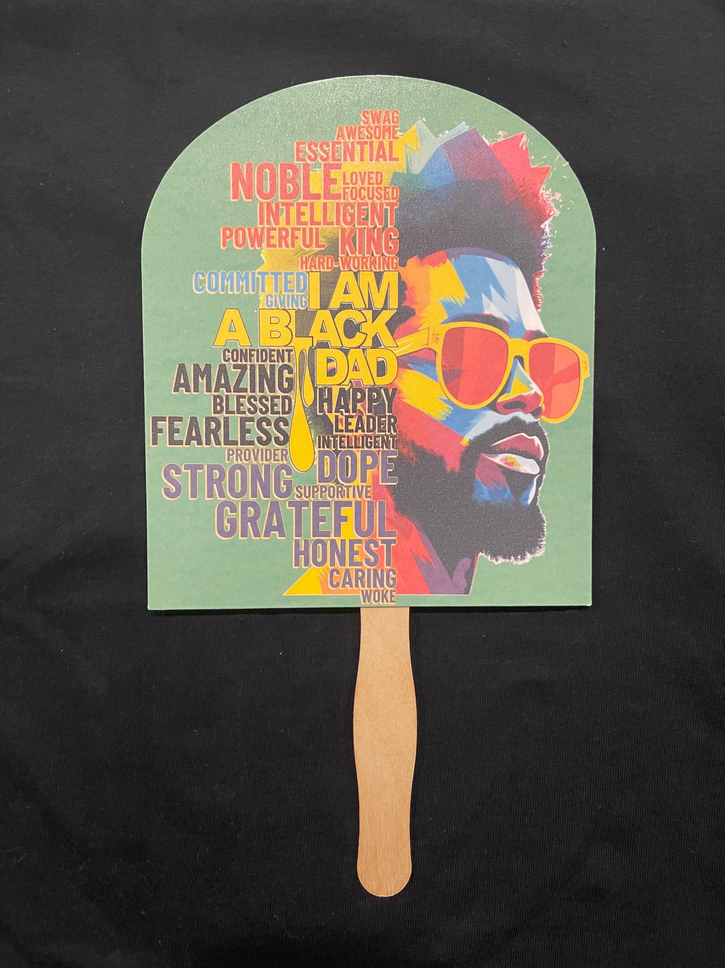 Hand Fan - I am a Black Dad