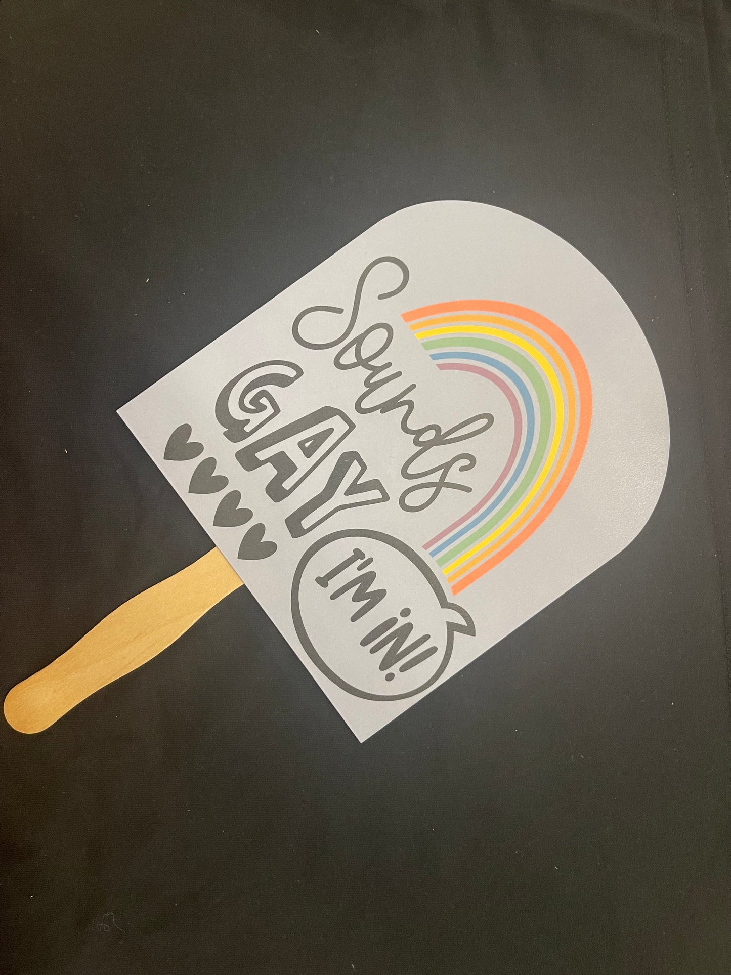 Hand Fan - Sounds Gay (Pride)