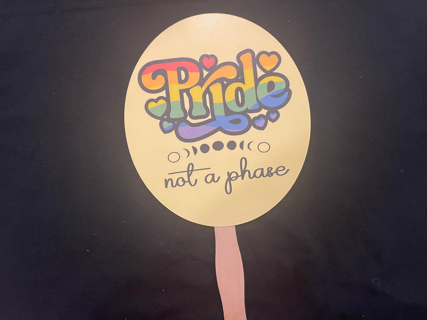 Hand Fan - Not A Phase (Pride)