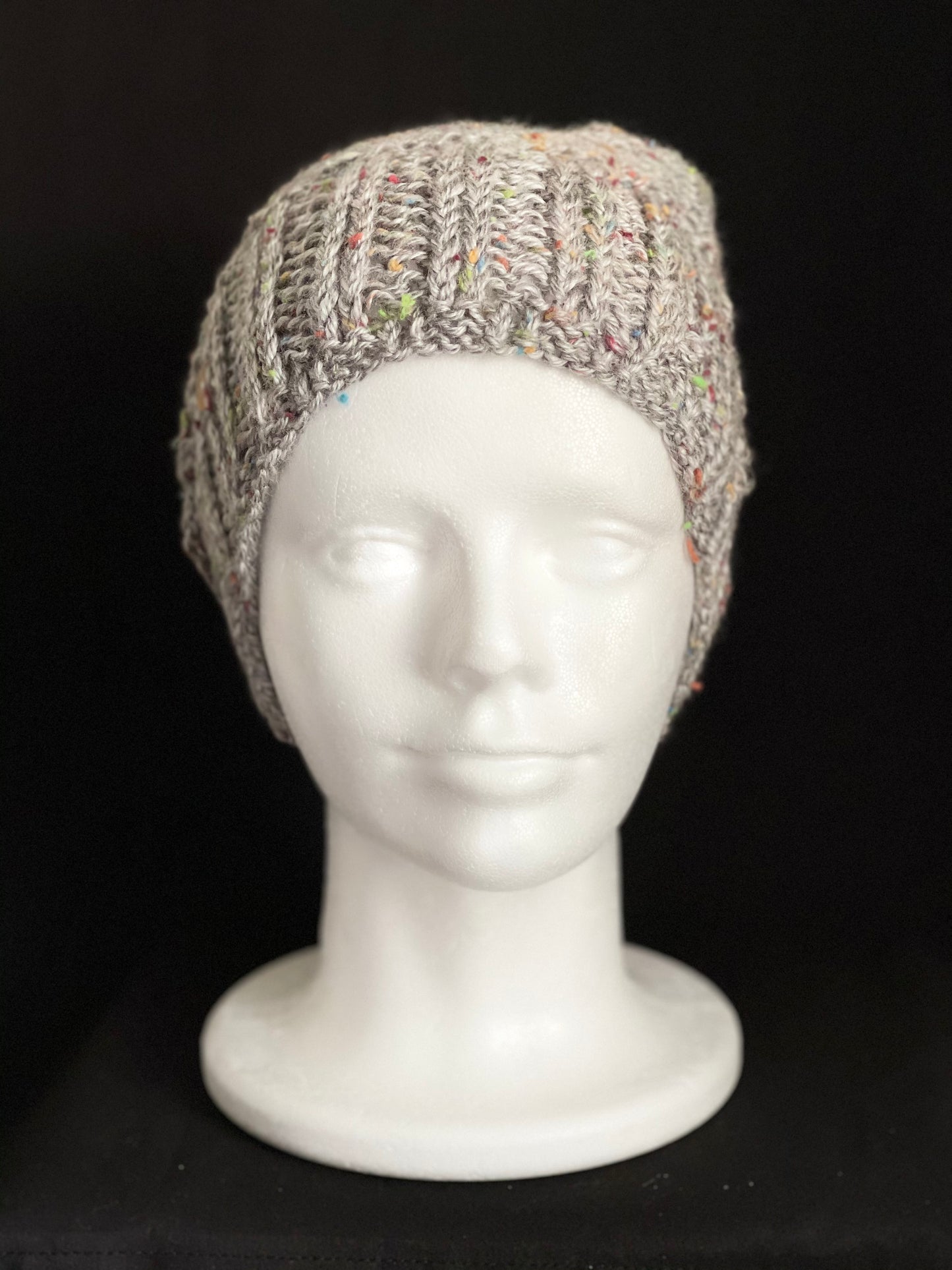 Grey Heather Handmade Hat