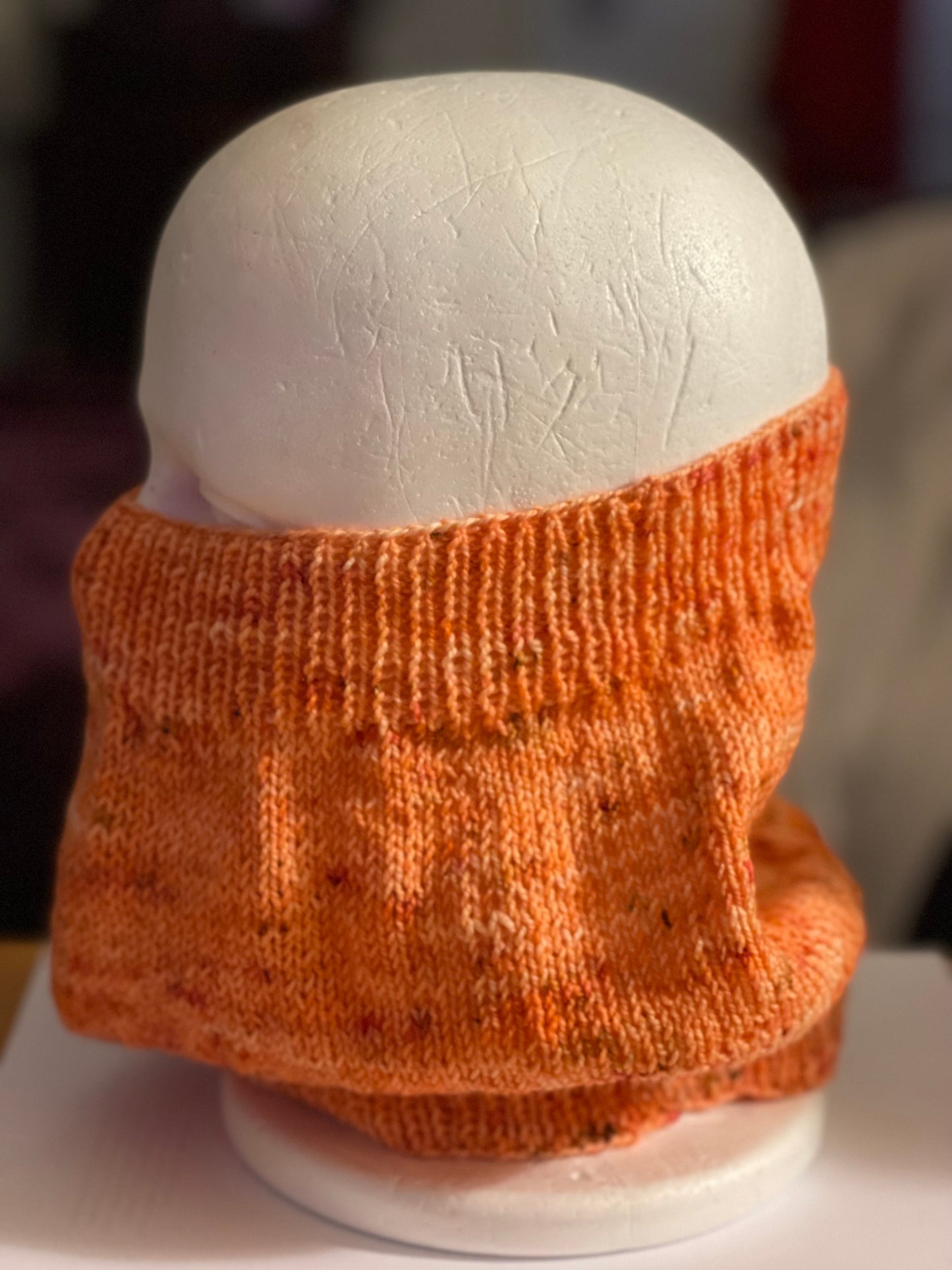 Fuzzy Navel Hat and Cowl Set