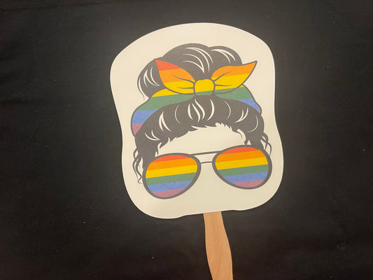 Hand Fan - Pride Girl