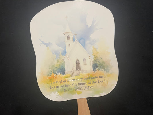 Hand Fan - Psalm 122:1