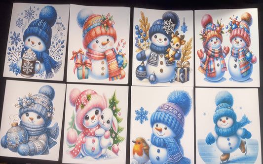 Christmas Cards - Assorted Snowmen