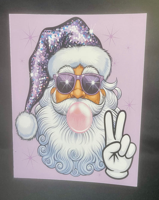 Purple Santa